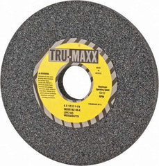 Tru-Maxx - 6" Diam x 1-1/4" Hole x 1/2" Thick, K Hardness, 46 Grit Surface Grinding Wheel - Aluminum Oxide, Type 1, Coarse Grade, 5,410 Max RPM, Vitrified Bond, No Recess - Industrial Tool & Supply