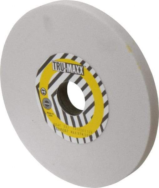 Tru-Maxx - 7" Diam x 1-1/4" Hole x 1/2" Thick, J Hardness, 80 Grit Surface Grinding Wheel - Aluminum Oxide, Type 1, Medium Grade, 3,600 Max RPM, Vitrified Bond, No Recess - Industrial Tool & Supply