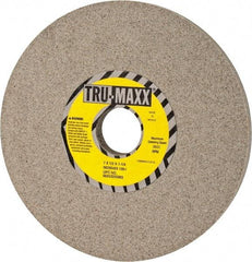 Tru-Maxx - 7" Diam x 1-1/4" Hole x 1/2" Thick, I Hardness, 100 Grit Surface Grinding Wheel - Aluminum Oxide, Type 1, Fine Grade, 3,600 Max RPM, Vitrified Bond, No Recess - Industrial Tool & Supply