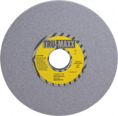 Tru-Maxx - 7" Diam x 1-1/4" Hole x 3/8" Thick, K Hardness, 60 Grit Surface Grinding Wheel - Aluminum Oxide, Type 1, Medium Grade, 3,600 Max RPM, Vitrified Bond, No Recess - Industrial Tool & Supply