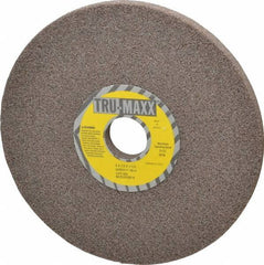 Tru-Maxx - 8" Diam x 1-1/4" Hole x 1/2" Thick, H Hardness, 46 Grit Surface Grinding Wheel - Aluminum Oxide, Type 1, Coarse Grade, 3,105 Max RPM, Vitrified Bond, No Recess - Industrial Tool & Supply