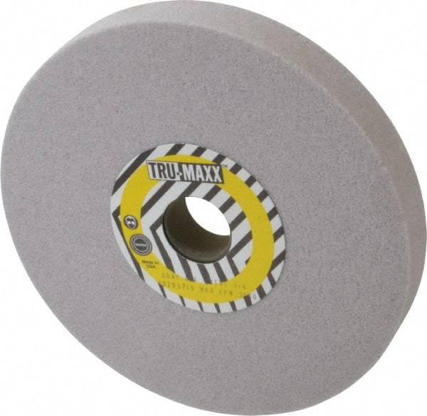 Tru-Maxx - 8" Diam x 1-1/4" Hole x 1" Thick, I Hardness, 46 Grit Surface Grinding Wheel - Aluminum Oxide, Type 1, Coarse Grade, 3,105 Max RPM, Vitrified Bond, No Recess - Industrial Tool & Supply