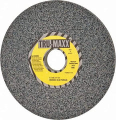 Tru-Maxx - 7" Diam x 1-1/4" Hole x 1/2" Thick, G Hardness, 46 Grit Surface Grinding Wheel - Aluminum Oxide, Type 1, Coarse Grade, 3,600 Max RPM, Vitrified Bond, No Recess - Industrial Tool & Supply