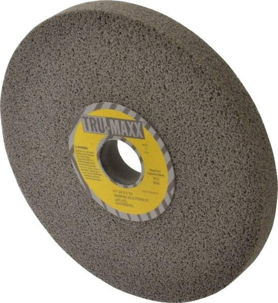 Tru-Maxx - 8" Diam x 1-1/4" Hole x 3/4" Thick, G Hardness, 60 Grit Surface Grinding Wheel - Aluminum Oxide, Type 1, Medium Grade, 3,600 Max RPM, Vitrified Bond, No Recess - Industrial Tool & Supply