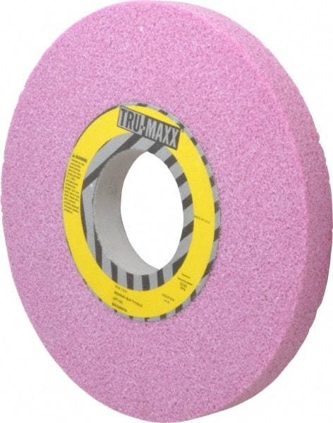 Tru-Maxx - 10" Diam x 3" Hole x 1" Thick, H Hardness, 46 Grit Surface Grinding Wheel - Aluminum Oxide, Type 1, Coarse Grade, 3,250 Max RPM, Vitrified Bond, No Recess - Industrial Tool & Supply