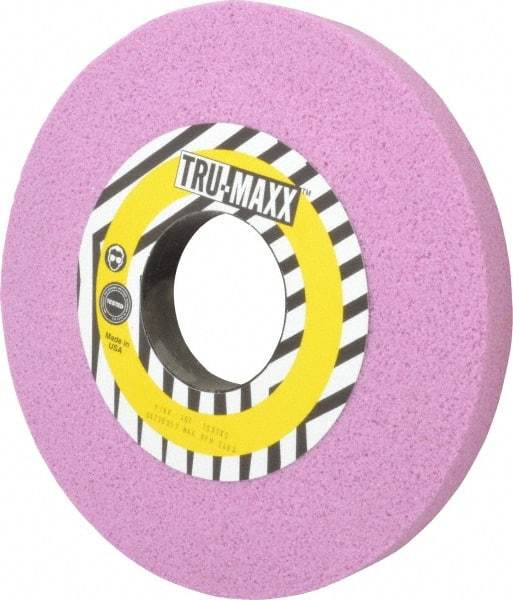 Tru-Maxx - 10" Diam x 3" Hole x 1" Thick, F Hardness, 46 Grit Surface Grinding Wheel - Aluminum Oxide, Type 1, Coarse Grade, 2,483 Max RPM, Vitrified Bond, No Recess - Industrial Tool & Supply
