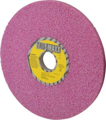Tru-Maxx - 8" Diam x 1-1/4" Hole x 1/2" Thick, H Hardness, 46 Grit Surface Grinding Wheel - Aluminum Oxide, Type 1, Coarse Grade, 3,600 Max RPM, Vitrified Bond, No Recess - Industrial Tool & Supply
