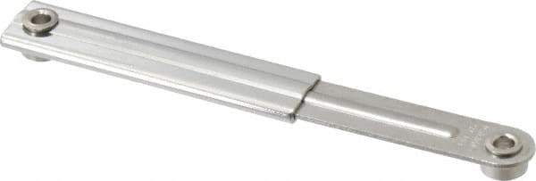 Sugatsune - 4-13/32" OAL x 39/64" Wide, 13.2 Lb Capacity, Ultra Mini Lid Stay - Only One Stay per Lid Required, 5/32" Mounting Hole Diam, 90° Max Opening, Polished 304 & 303 Stainless Steel & Polyacetal - Industrial Tool & Supply