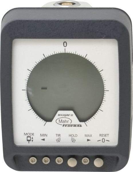 Mahr - 0 to 0.2" Range, 0.00002" Graduation, Electronic Drop Indicator - Accurate to 0.00005", English & Metric System, Digital Display - Industrial Tool & Supply