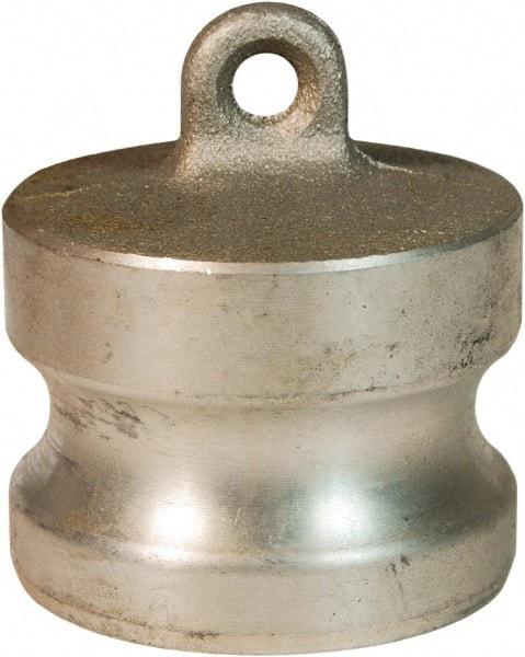 Dixon Valve & Coupling - 5" Aluminum Cam & Groove Suction & Discharge Hose Dust Plug For Use with Couplers - Part DP, 75 Max psi - Industrial Tool & Supply