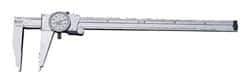 Starrett - 0" to 12" Range, 0.001" Graduation, 0.1" per Revolution, Dial Caliper - White Face, 3" Jaw Length, Accurate to 0.001" - Industrial Tool & Supply
