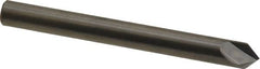 Made in USA - 1/4" Body Diam, 90°, 2-1/2" OAL, Solid Carbide Spotting Drill - Industrial Tool & Supply
