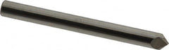 Made in USA - 1/4" Body Diam, 120°, 2-1/2" OAL, Solid Carbide Spotting Drill - Industrial Tool & Supply