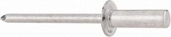 RivetKing - Size 66 Dome Head Aluminum Closed End Sealing Blind Rivet - Aluminum Mandrel, 0.251" to 3/8" Grip, 3/8" Head Diam, 0.192" to 0.196" Hole Diam, 0.656" Length Under Head, 3/16" Body Diam - Industrial Tool & Supply