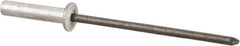 RivetKing - Size 46 Dome Head Aluminum Closed End Sealing Blind Rivet - Steel Mandrel, 0.313" to 3/8" Grip, 1/4" Head Diam, 0.129" to 0.133" Hole Diam, 0.61" Length Under Head, 1/8" Body Diam - Industrial Tool & Supply