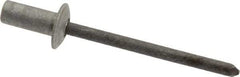 RivetKing - Size 64 Dome Head Aluminum Closed End Sealing Blind Rivet - Steel Mandrel, 0.188" to 1/4" Grip, 3/8" Head Diam, 0.192" to 0.196" Hole Diam, 0.531" Length Under Head, 3/16" Body Diam - Industrial Tool & Supply
