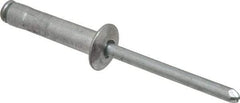 RivetKing - Size 68-610 Dome Head Aluminum Multi Grip Blind Rivet - Steel Mandrel, 1/2" to 0.67" Grip, 3/8" Head Diam, 0.192" to 0.196" Hole Diam, 0.952" Length Under Head, 3/16" Body Diam - Industrial Tool & Supply