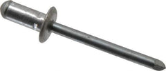 RivetKing - Size 82-84 Dome Head Aluminum Multi Grip Blind Rivet - Steel Mandrel, 0.062" to 1/4" Grip, 0.511" Head Diam, 0.257" to 0.261" Hole Diam, 0.472" Length Under Head, 1/4" Body Diam - Industrial Tool & Supply
