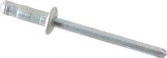 RivetKing - Size 52-53 Dome Head Steel Multi Grip Blind Rivet - Steel Mandrel, 0.056" to 0.196" Grip, 0.312" Head Diam, 0.192" to 0.196" Hole Diam, 0.437" Length Under Head, 5/32" Body Diam - Industrial Tool & Supply