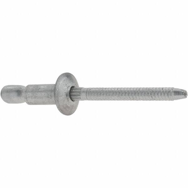 RivetKing - Size 64 Dome Head Aluminum Structural with Locking Stem Blind Rivet - Industrial Tool & Supply