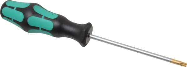 Wera - T20 Torx Driver - 3-15/16" Blade Length, 7-25/32" OAL, Ergonomic Handle - Industrial Tool & Supply