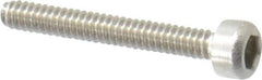 Value Collection - M1.6x0.35 Metric Coarse Hex Socket Drive, Socket Cap Screw - Grade 18-8 & Austenitic A2 Stainless Steel, Uncoated, Fully Threaded, 12mm Length Under Head - Industrial Tool & Supply