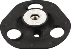Norton - 5" Diam Locking Nut Disc Backing Pad - Medium Density, 13,000 RPM, Speed-Lok Compatible - Industrial Tool & Supply