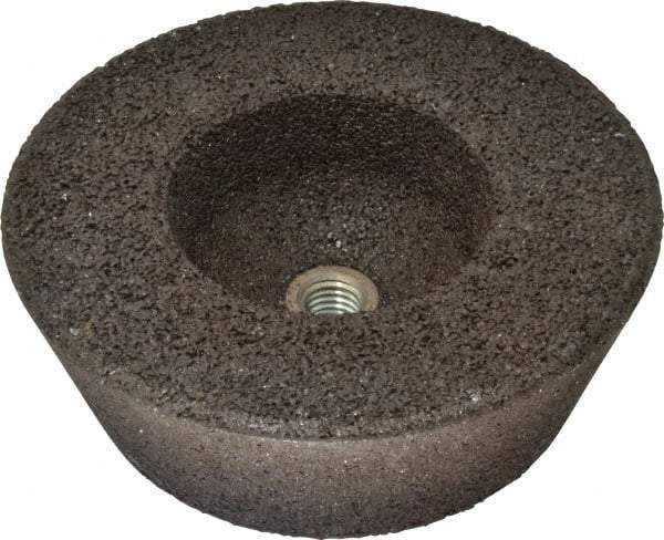 Norton - 6" Diam, 2" Overall Thickness, 16 Grit, Type 11 Tool & Cutter Grinding Wheel - Very Coarse Grade, Zirconia Alumina/Silicon Carbide Blend, Q Hardness, 6,000 RPM - Industrial Tool & Supply