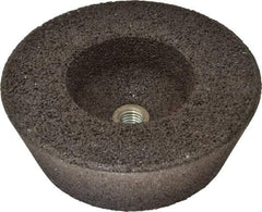 Norton - 6" Diam, 2" Overall Thickness, 16 Grit, Type 11 Tool & Cutter Grinding Wheel - Very Coarse Grade, Zirconia Alumina/Silicon Carbide Blend, Q Hardness, 6,000 RPM - Industrial Tool & Supply
