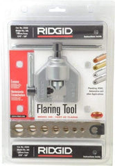 Ridgid - 3/16 to 5/8" Pipe Capacity, Flaring Tools & Tube Expanders - Industrial Tool & Supply