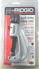 Ridgid - 1/4" to 1-5/8" Pipe Capacity, Tube Cutter - Cuts Metal - Industrial Tool & Supply