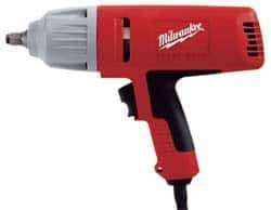 Milwaukee Tool - 1/2 Inch Drive, 300 Ft./Lbs. Torque, Pistol Grip Handle, 1,800 RPM, Impact Wrench - 7 Amps, 120 Volts - Industrial Tool & Supply