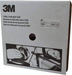 3M - 2" x 50 Yd 40 Grit Aluminum Oxide Cloth Roll - Coarse Grade, X Weighted Backing - Industrial Tool & Supply