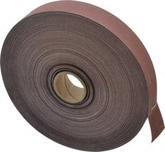 3M - 1" x 50 Yd 320 Grit Aluminum Oxide Cloth Roll - Extra Fine Grade, J Weighted Backing - Industrial Tool & Supply