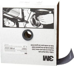 3M - 1-1/2" x 50 Yd 180 Grit Aluminum Oxide Cloth Roll - Very Fine Grade, J Weighted Backing - Industrial Tool & Supply