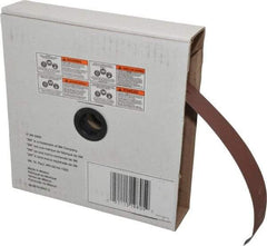 3M - 1-1/2" x 50 Yd 240 Grit Aluminum Oxide Cloth Roll - Very Fine Grade, J Weighted Backing - Industrial Tool & Supply