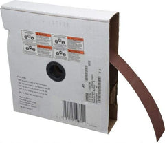 3M - 1-1/2" x 50 Yd 400 Grit Aluminum Oxide Cloth Roll - Extra Fine Grade, J Weighted Backing - Industrial Tool & Supply