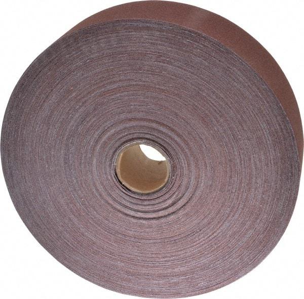 3M - 2" x 50 Yd 120 Grit Aluminum Oxide Cloth Roll - Fine Grade, J Weighted Backing - Industrial Tool & Supply