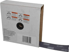 3M - 2" x 50 Yd 400 Grit Aluminum Oxide Cloth Roll - Extra Fine Grade, J Weighted Backing - Industrial Tool & Supply