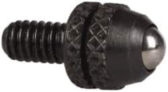 SPI - #4-48, 0.0780" Ball Diam, Steel Contact Point - 1" Contact Point Length, Use with 13-190-4 Dial Depth Gage - Industrial Tool & Supply