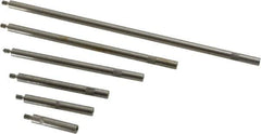 SPI - 1 to 6 Inch Long, Steel, Depth Gage Rod Set - Use with MSC No. 06368153, Most Dial Depth Gages with 4-48 Threads - Industrial Tool & Supply