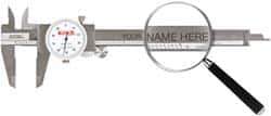 SPI - 0" to 6" Range, 0.001" Graduation, 0.1" per Revolution, Dial Caliper - White Face, 1.5748" Jaw Length - Industrial Tool & Supply