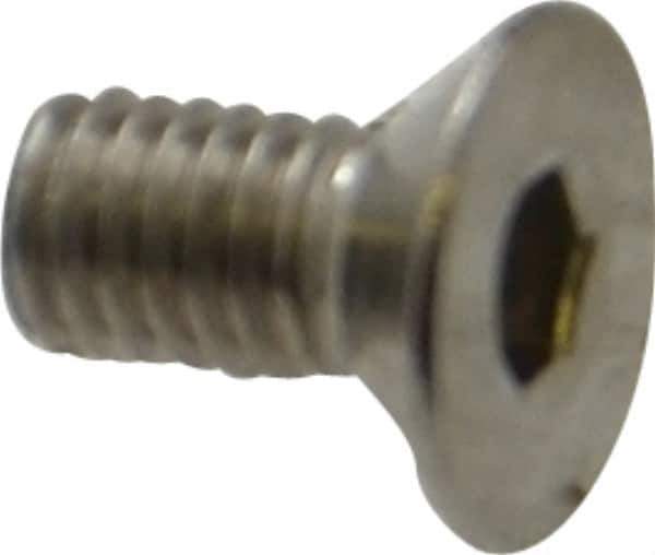 Value Collection - M3x0.50 Metric Coarse Hex Socket Drive, 90° Flat Screw - Grade 18-8 & Austenitic A2 Stainless Steel, Uncoated, Fully Threaded, 6mm OAL - Industrial Tool & Supply