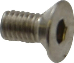 Value Collection - M3x0.50 Metric Coarse Hex Socket Drive, 90° Flat Screw - Grade 18-8 & Austenitic A2 Stainless Steel, Uncoated, Fully Threaded, 6mm OAL - Industrial Tool & Supply