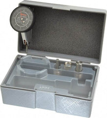 Mitutoyo - 0.016 Inch Range, 0.0001 Inch Dial Graduation, Horizontal Dial Test Indicator - 1.5748 Inch Black Dial, 0-4-0 Dial Reading, Accurate to 0.0002 Inch - Industrial Tool & Supply