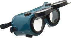 PRO-SAFE - Size Universal, Green Welding Goggles - Green Frame - Industrial Tool & Supply