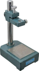 Fowler - Steel, Rectangular Base, Comparator Gage Stand - 8-1/2" High, 6" Base Length x 4" Base Width x 1-1/2" Base Height, Includes Holder - Industrial Tool & Supply