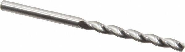 M.A. Ford - #27 150° Solid Carbide Jobber Drill - Bright Finish, Right Hand Cut, Parabolic Flute, Straight Shank, 2-1/2" OAL, Standard Point - Industrial Tool & Supply