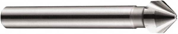DORMER - 6mm Shank Diam, 3 Flute 90° High Speed Steel Countersink - Industrial Tool & Supply