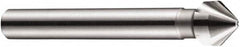 DORMER - 6mm Shank Diam, 3 Flute 90° High Speed Steel Countersink - Industrial Tool & Supply